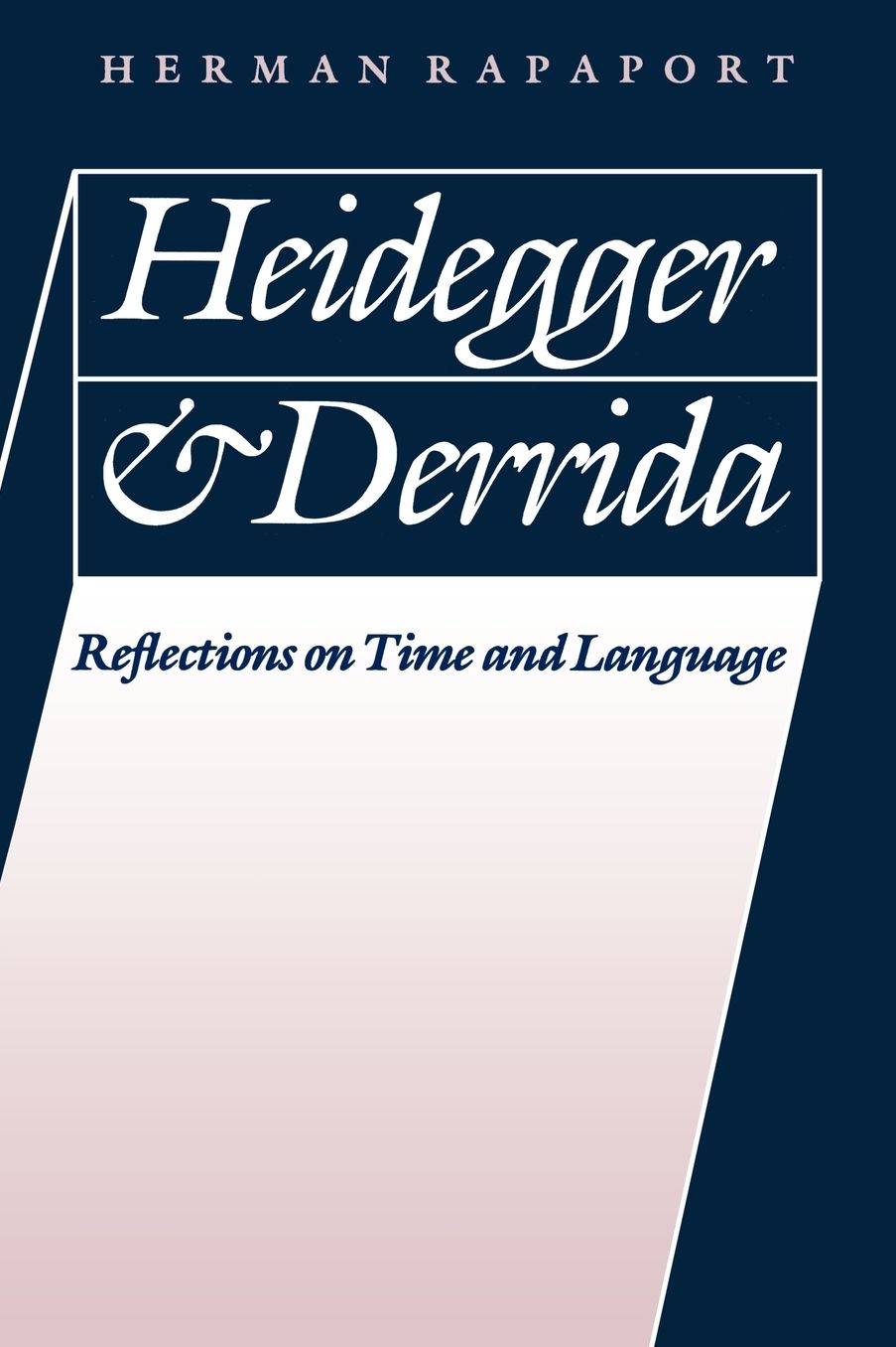 Heidegger and Derrida: Reflections on Time and Language