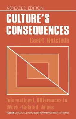 Culture's Consequences: International Differences in Work-Related Values