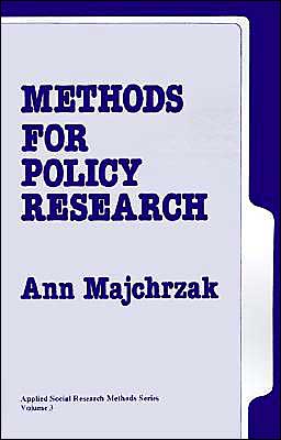 Methods For Policy Research