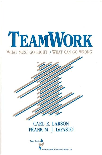 Teamwork: What Must Go Right/What Can Go Wrong