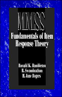 Fundamentals of Item Response Theory