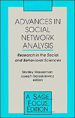 Advances in Social Network Analysis: Research in the Social and Behavioral Sciences