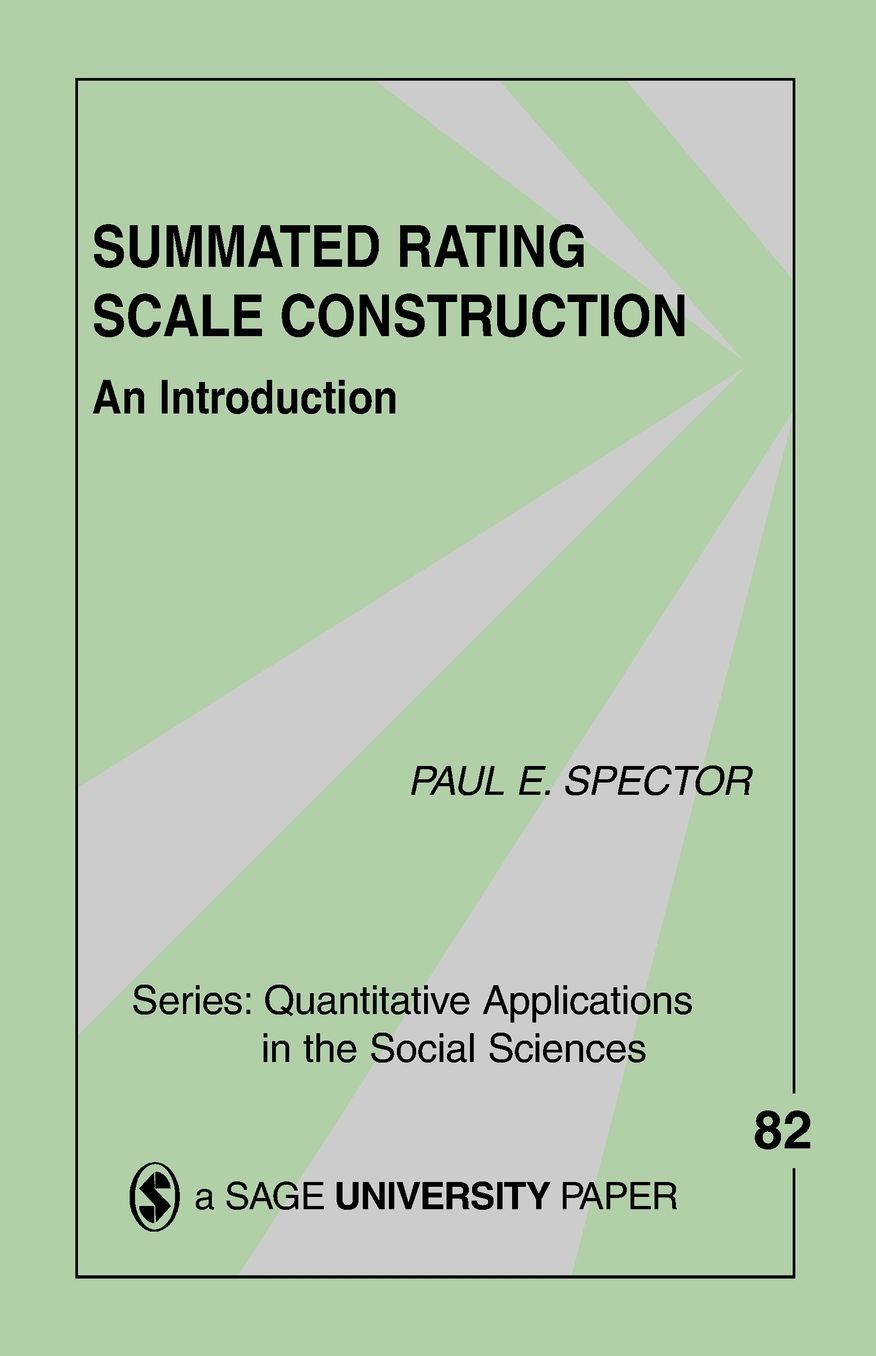 Summated Rating Scale Construction: An Introduction