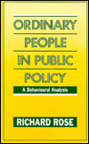 Ordinary People in Public Policy: A Behavioural Analysis