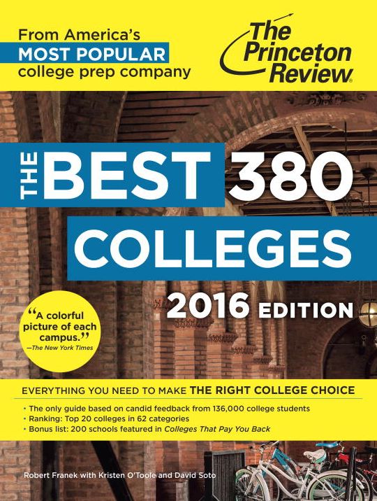 The Best 380 Colleges, 2016 Edition