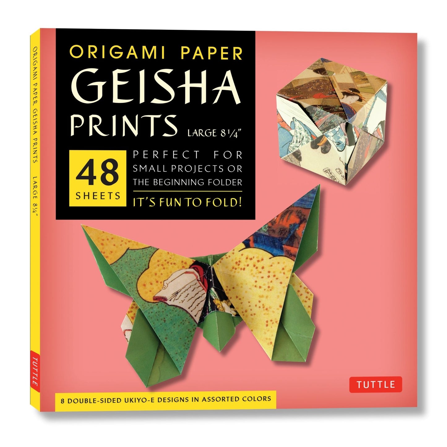 Origami Paper Geisha Prints Large