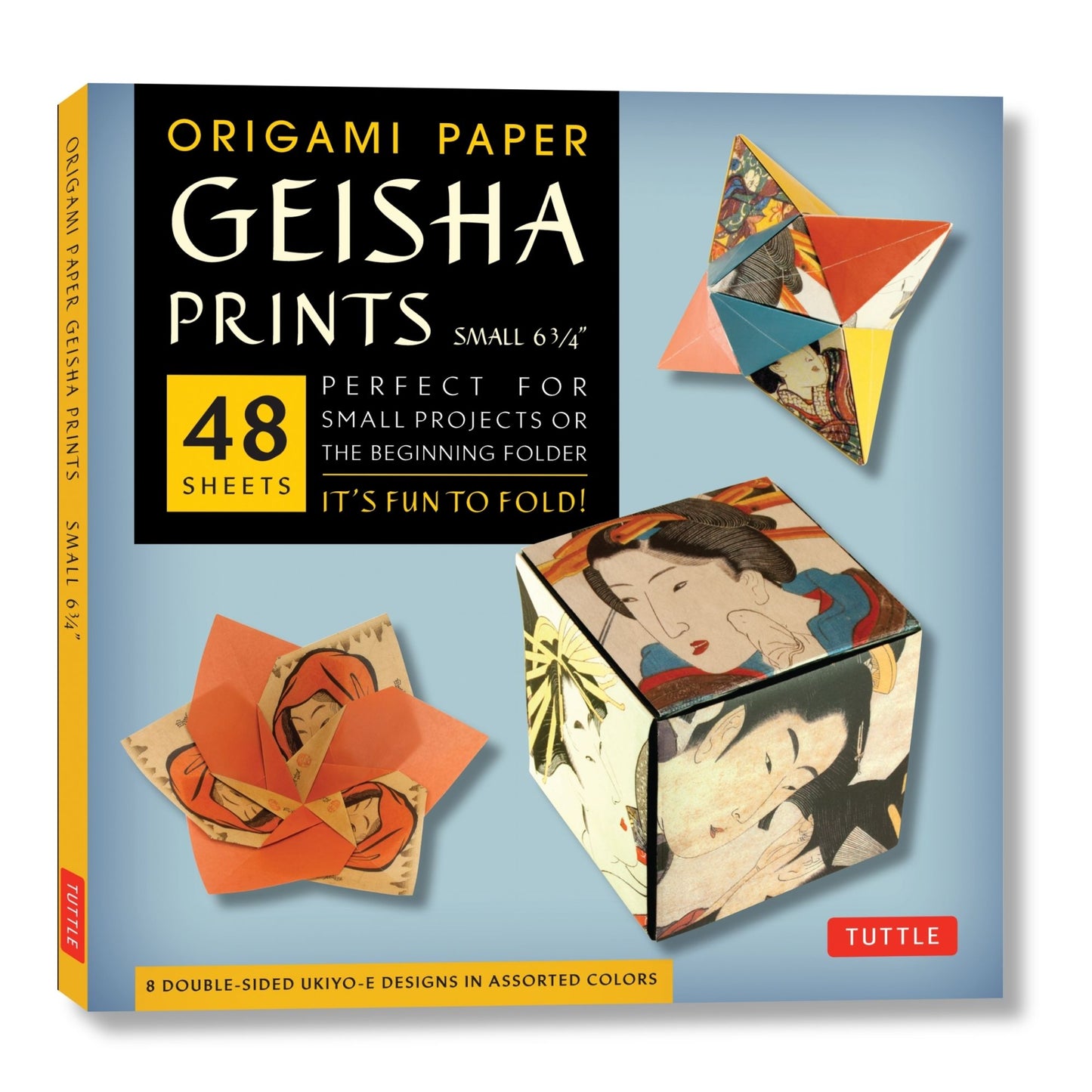 Origami Paper Geisha Prints Small