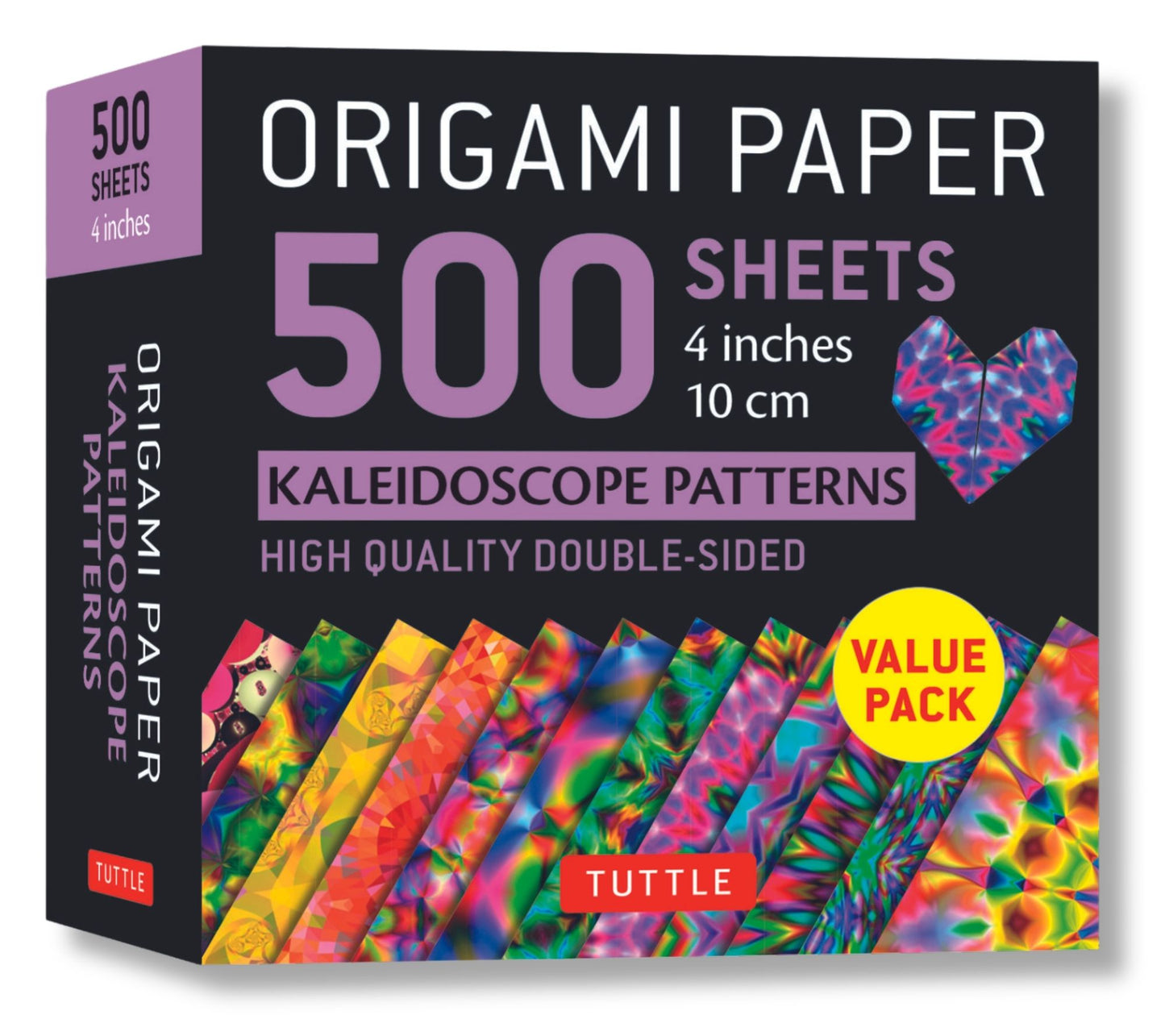 Origami Paper 500 Sheets Kaleidoscope 4" (10 CM): Tuttle Origami Paper: High-Quality Origami Sheets Printed with 12 Different Designs