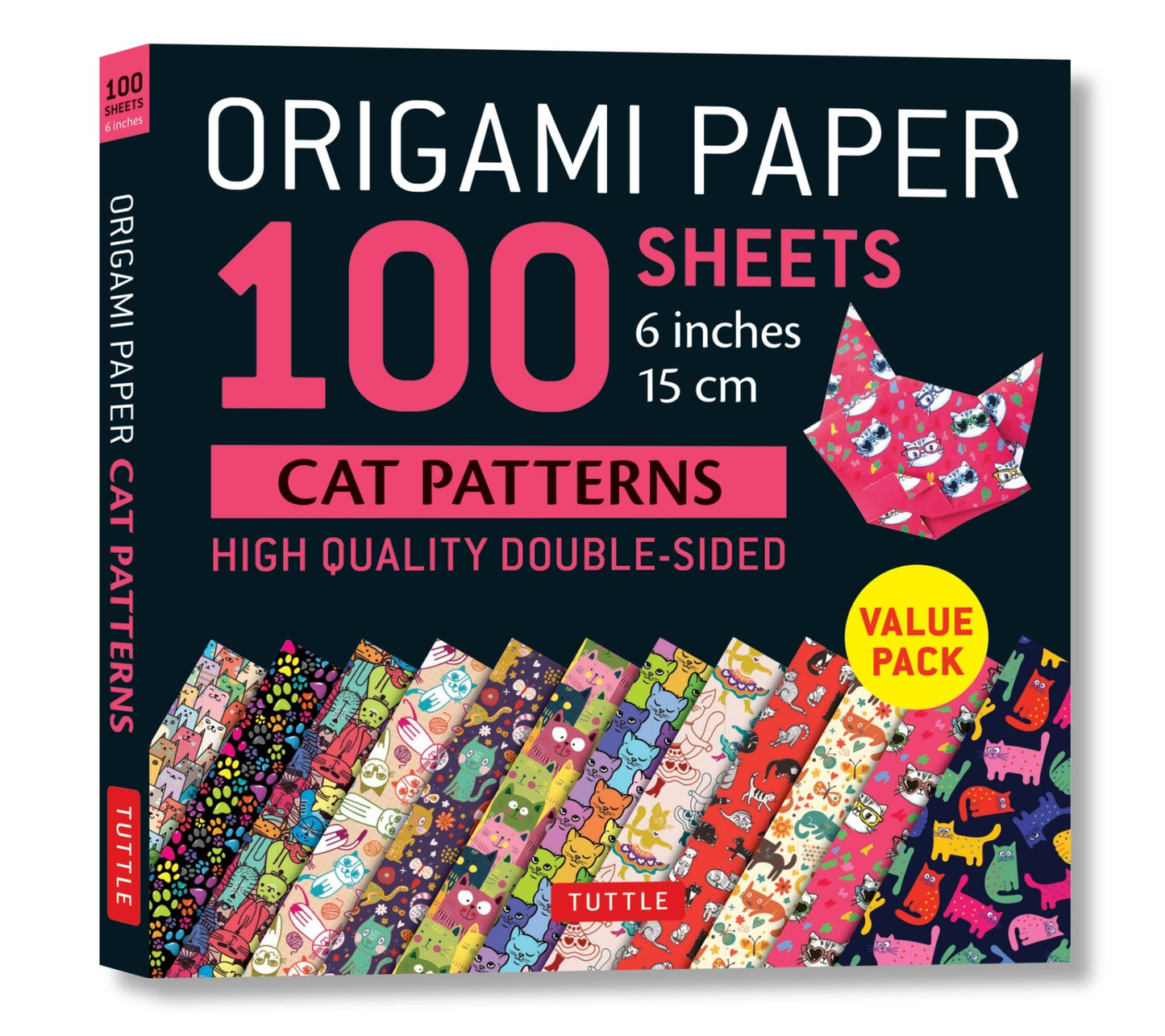 Origami Paper 100 Sheets Cat Designs 6" (15 CM): Tuttle Origami Paper: High-Quality Origami Sheets Printed with 12 Different Patterns: Instructions for 6 Projects Included