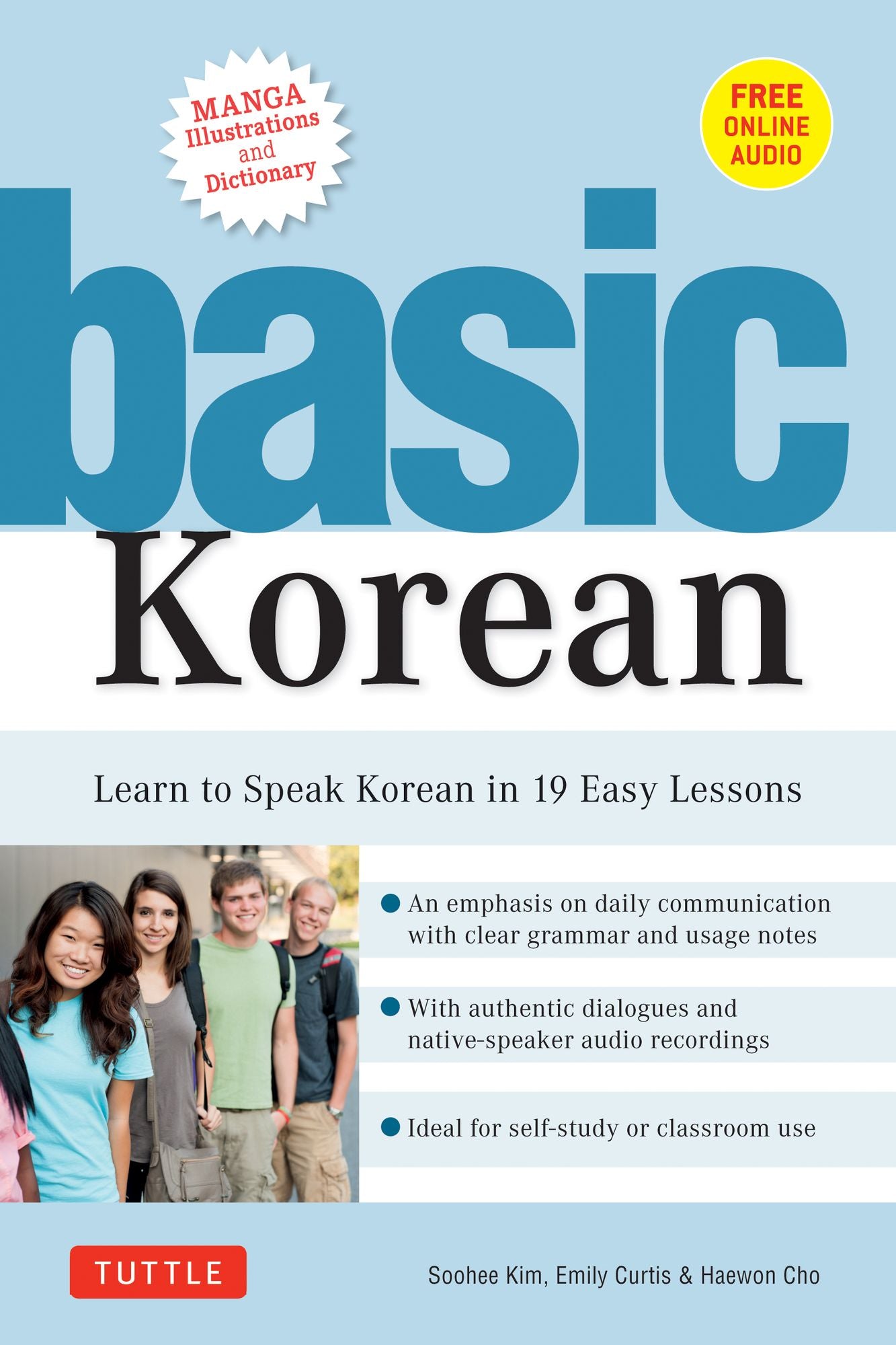 Basic Korean : Learn to Speak Korean in 19 Easy Lessons Companion: Free Online Audio, Manga Illustrations and Dictionary