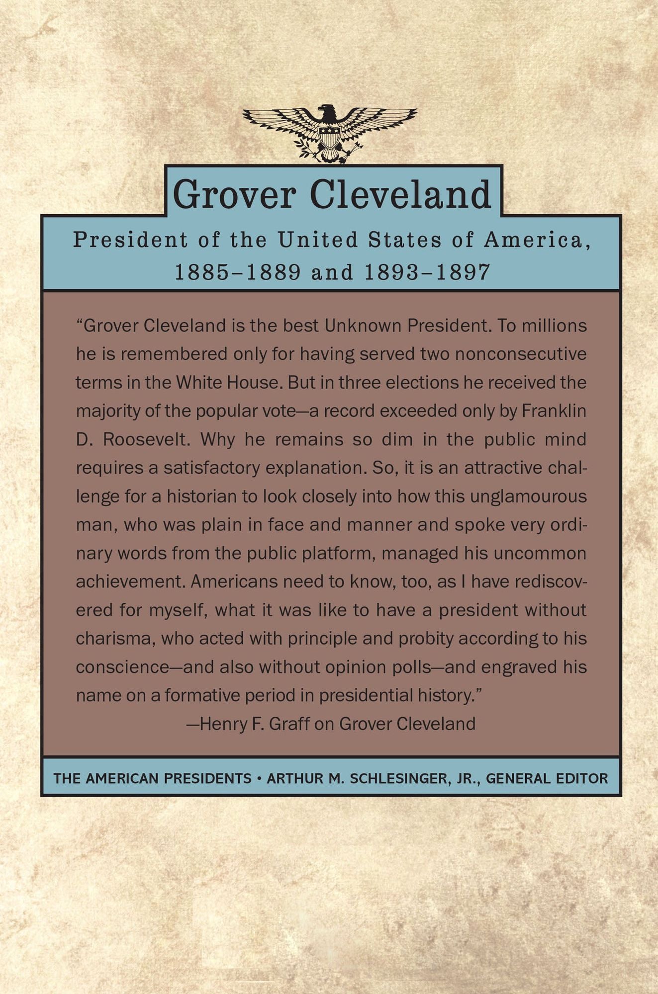Grover Cleveland (American Presidents Series)