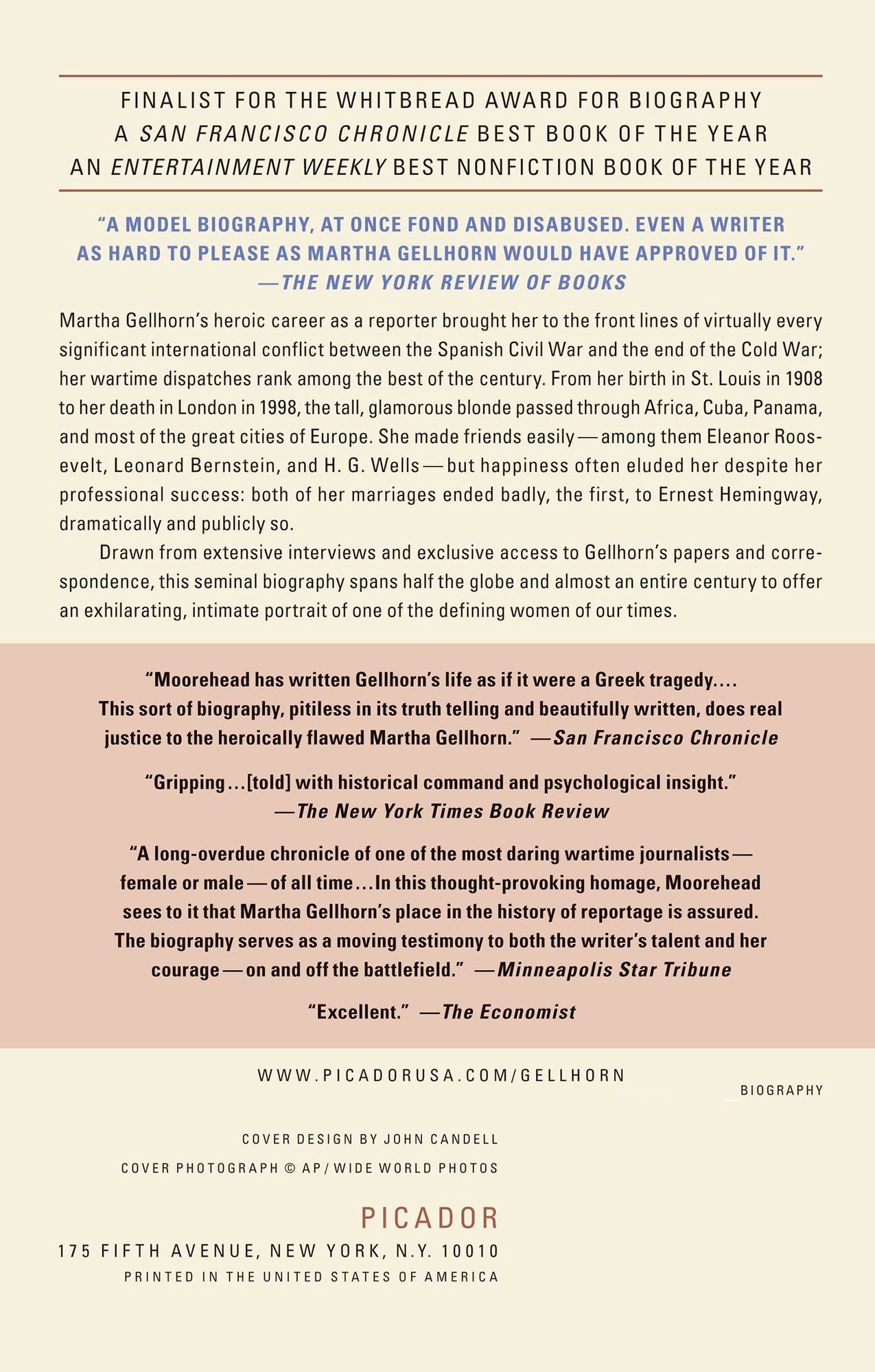 Gellhorn: A Twentieth-Century Life