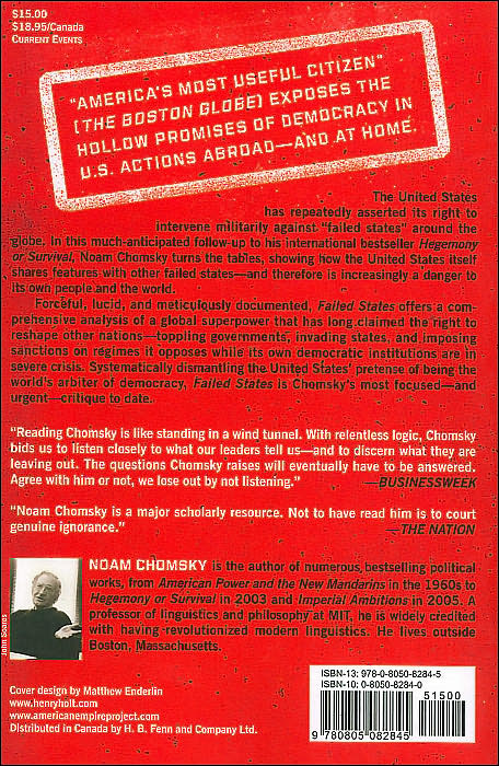 Failed States: The Abuse of Power and the Assault on Democracy