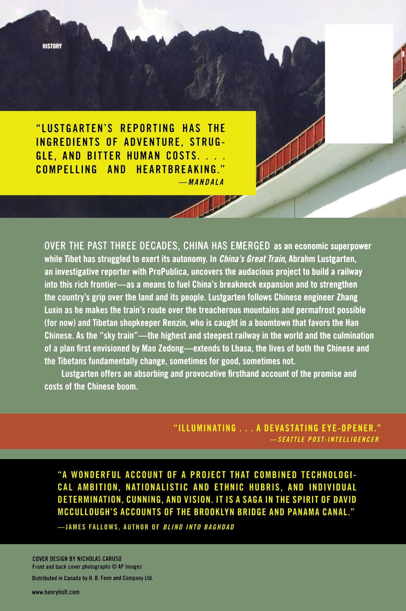 China's Great Train: Beijing's Drive West and the Campaign to Remake Tibet