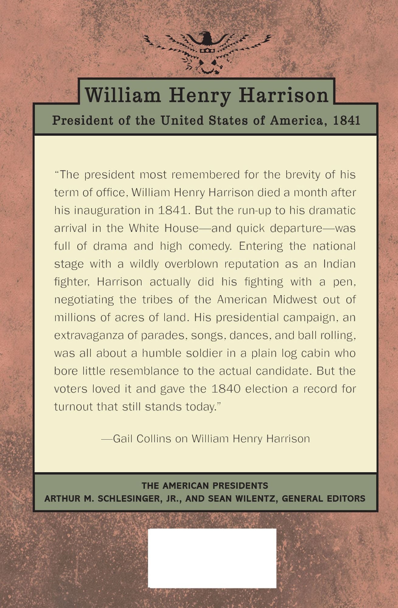 William Henry Harrison (The American Presidents Series)