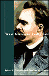 What Nietzsche Really Said