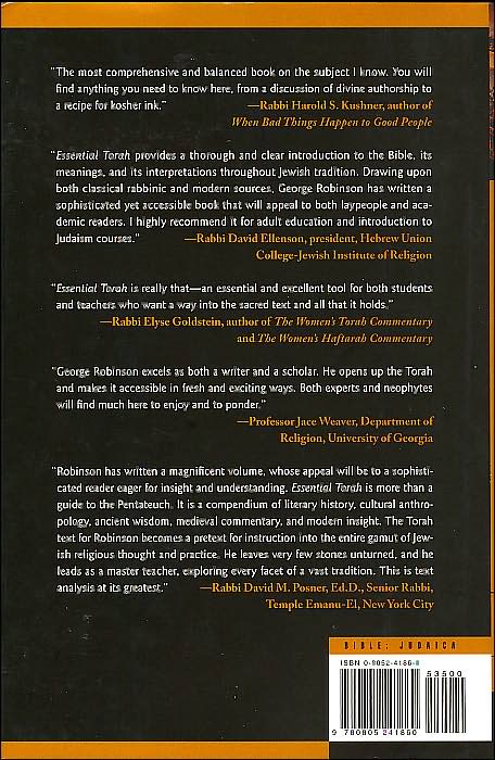 Essential Torah: A Complete Guide to the Five Books of Moses