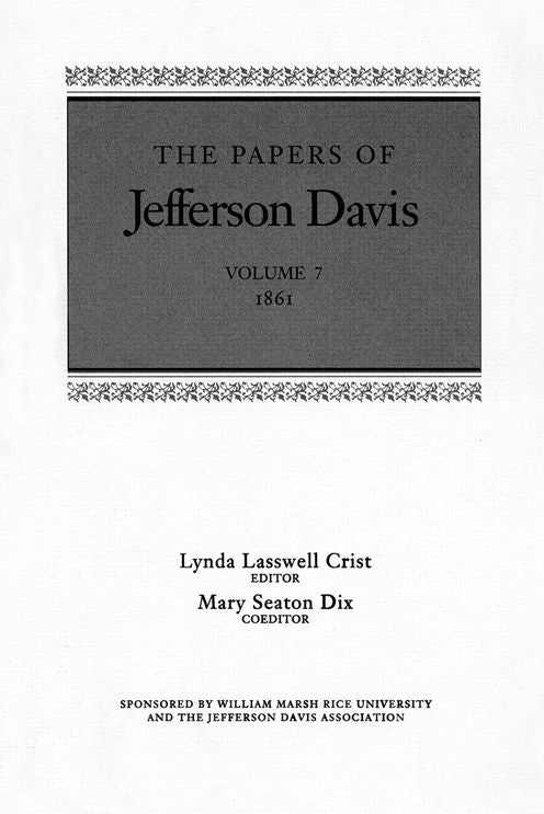 The Papers of Jefferson Davis: 1880-1889