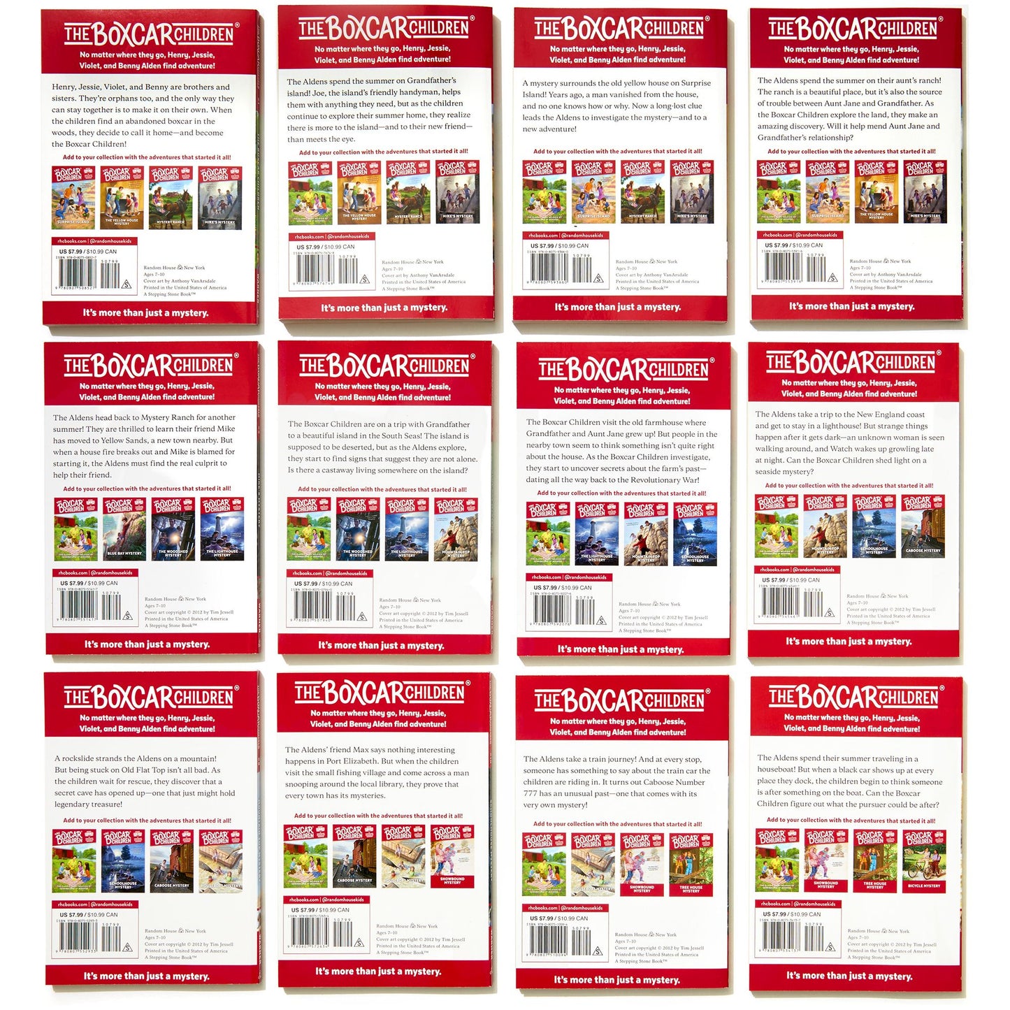 Boxcar Children Bookshelf (Books #1-12)