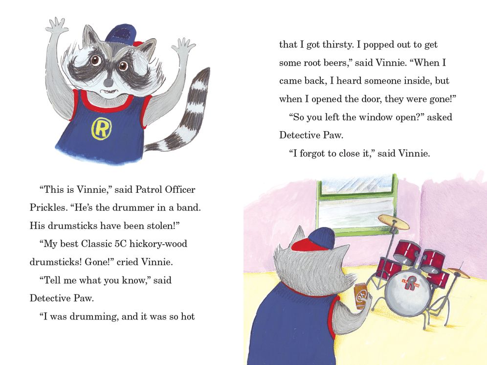 The Case of the Stolen Drumsticks (Detective Paw of the Law: Time to Read, Level 3)