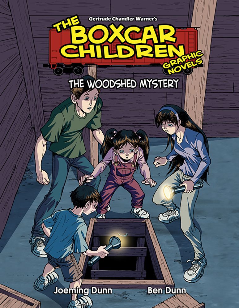 The Woodshed Mystery (The Boxcar Children Graphic Novels Series #13)