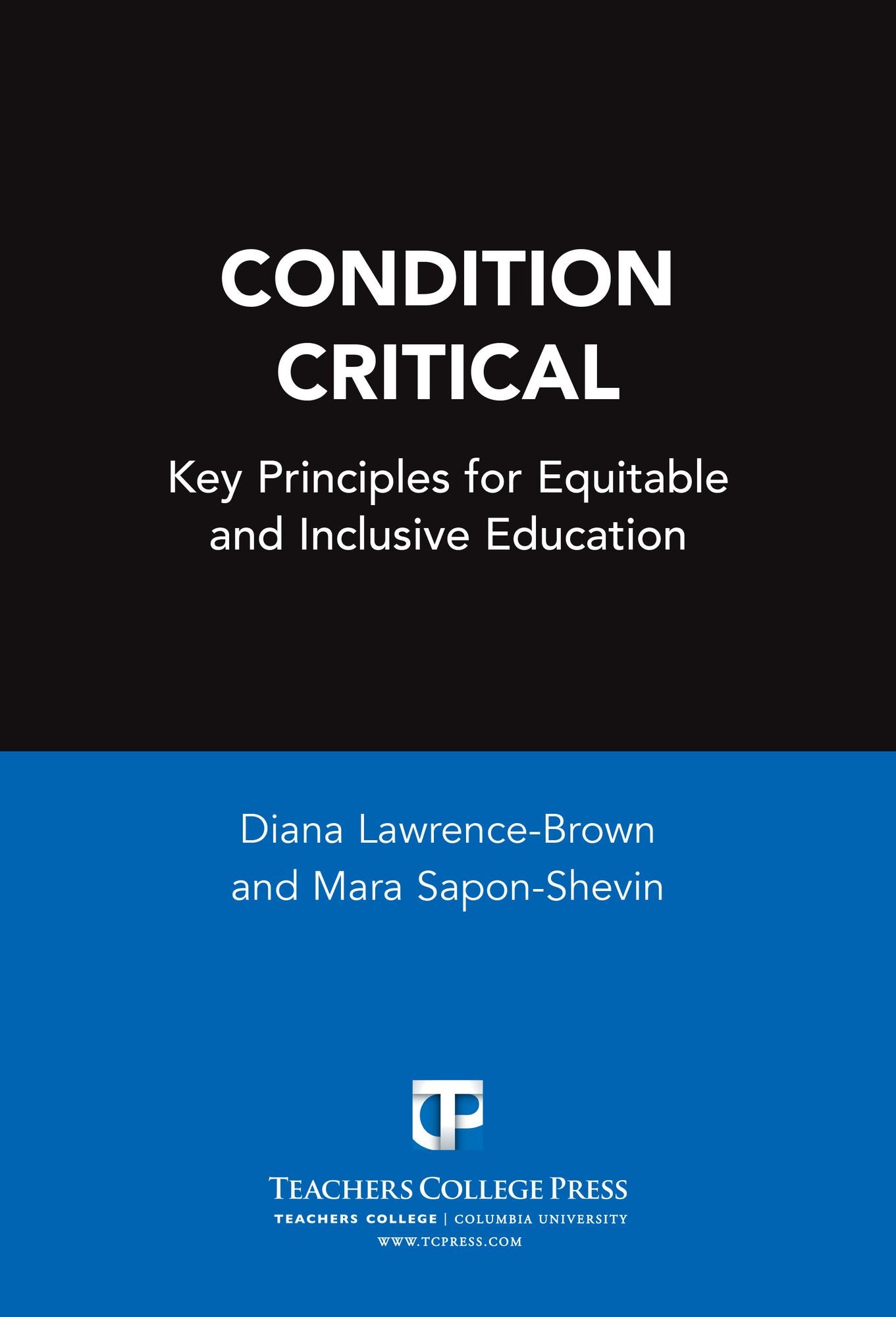 Condition Critical - Key Principles for Equitable and Inclusive Education