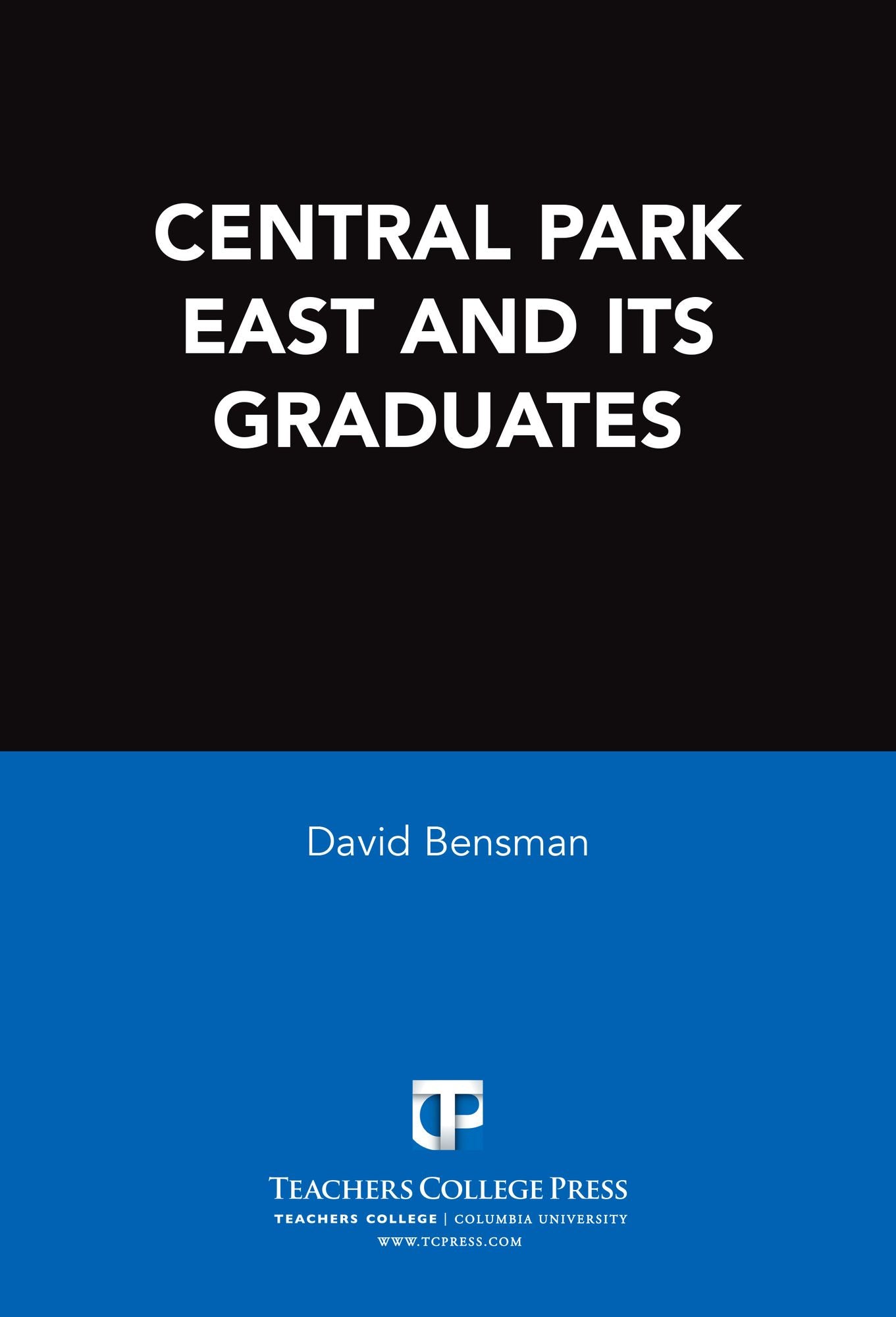 Central Park East and Its Graduates: ''Learning by Heart''