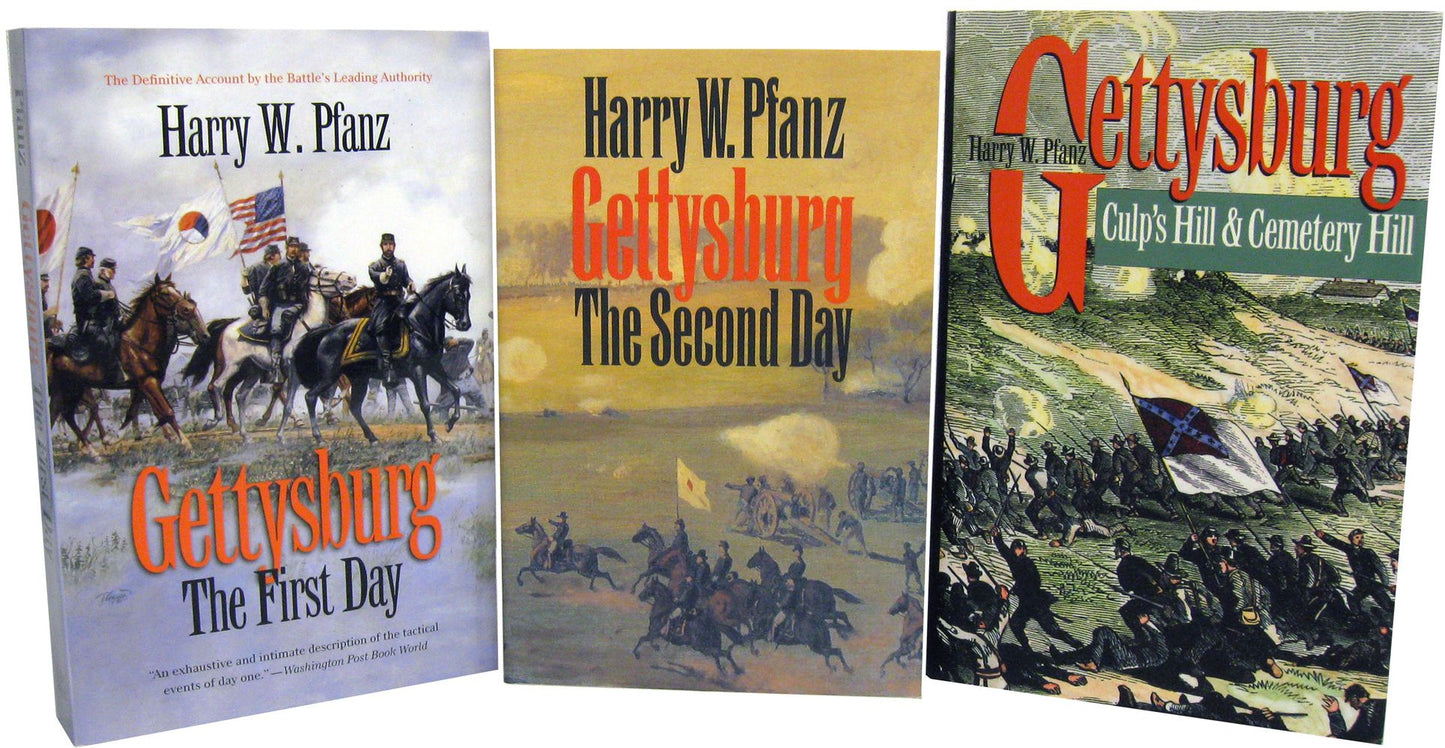 The Harry Pfanz Gettysburg Trilogy, Omnibus E-book: Includes Gettysburg: The First Day; Gettysburg: The Second Day; and Gettysburg: Culp's Hill and Cemetery Hill