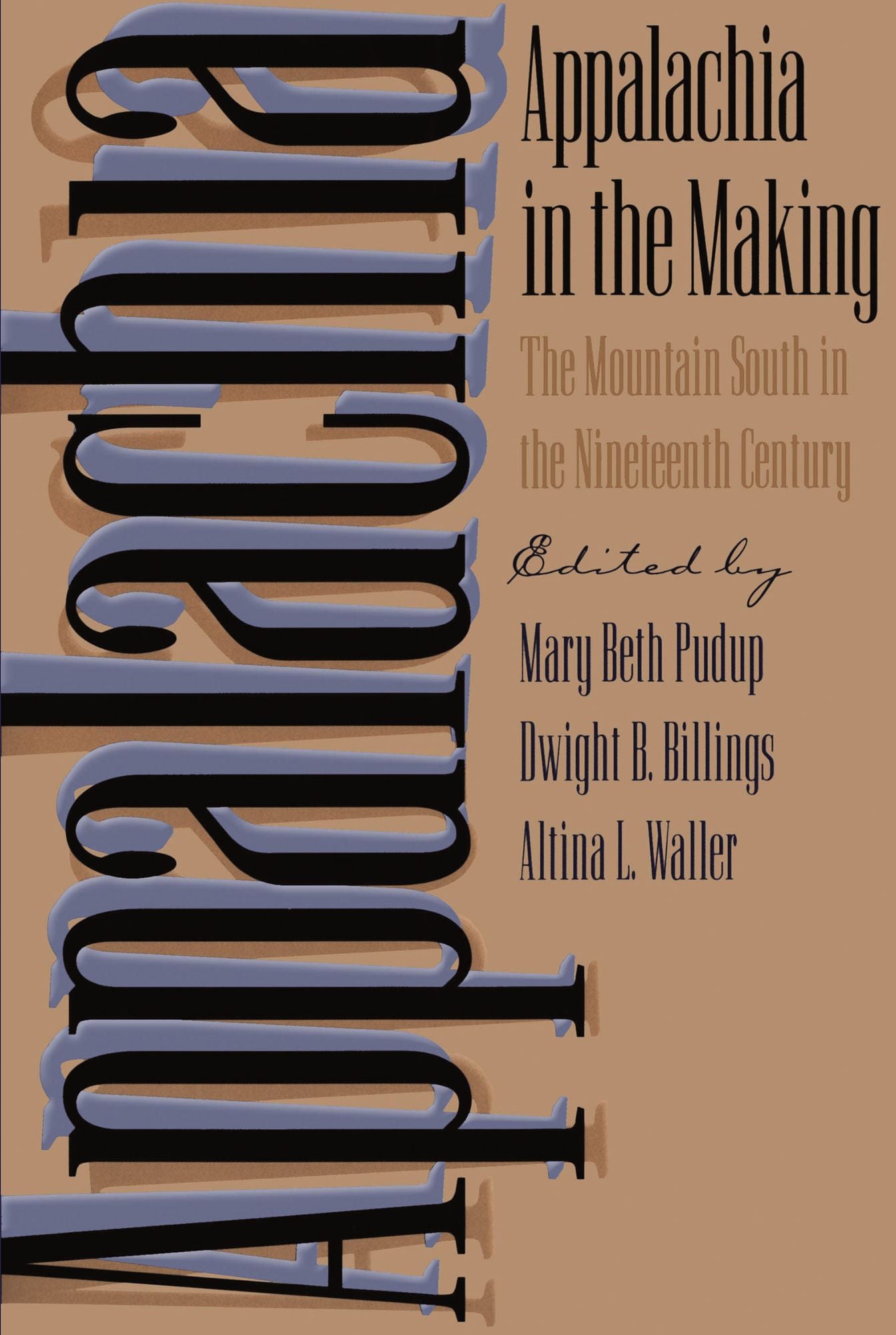Appalachia in the Making: The Mountain South in the Nineteenth Century