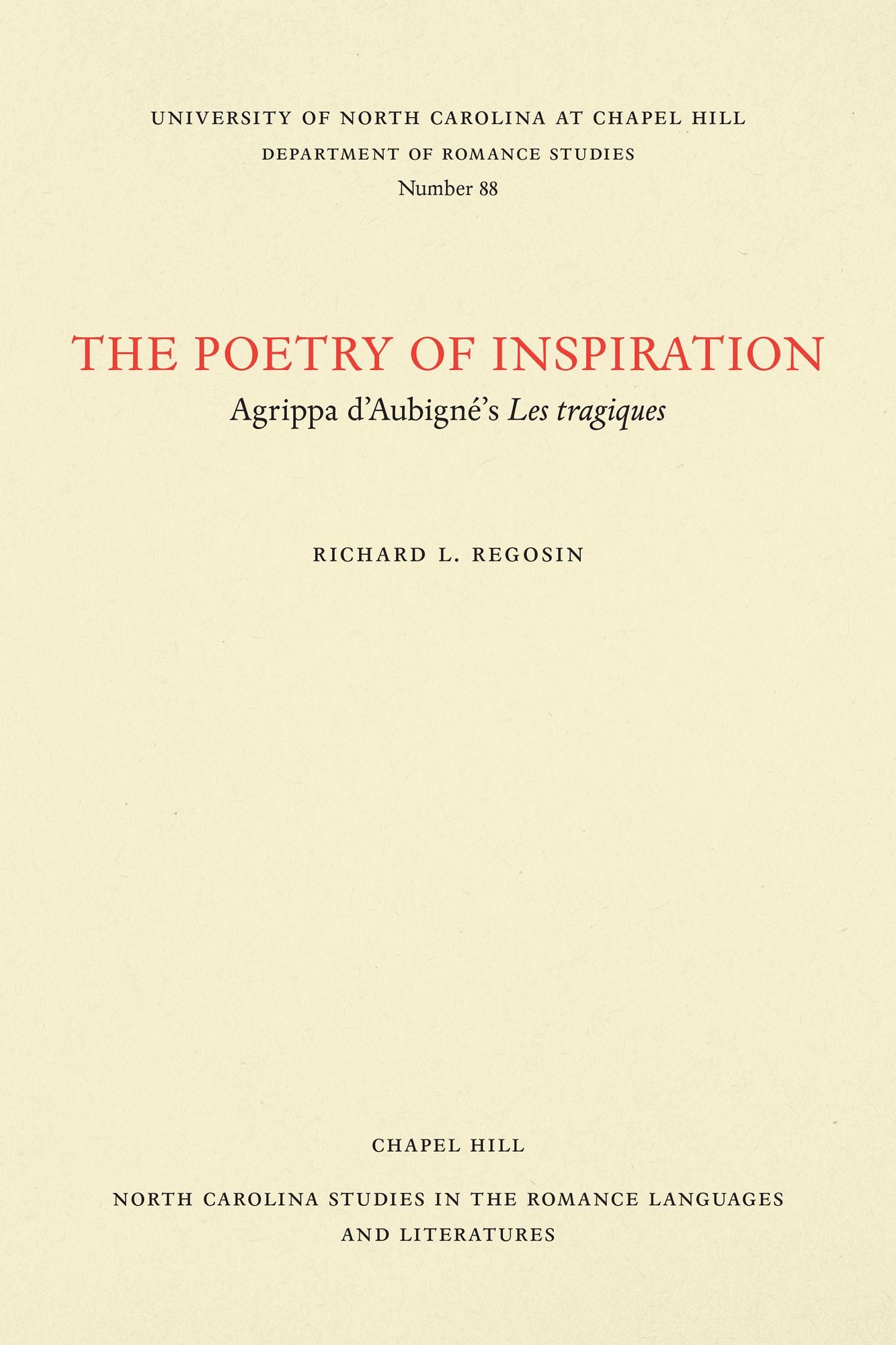 The Poetry of Inspiration