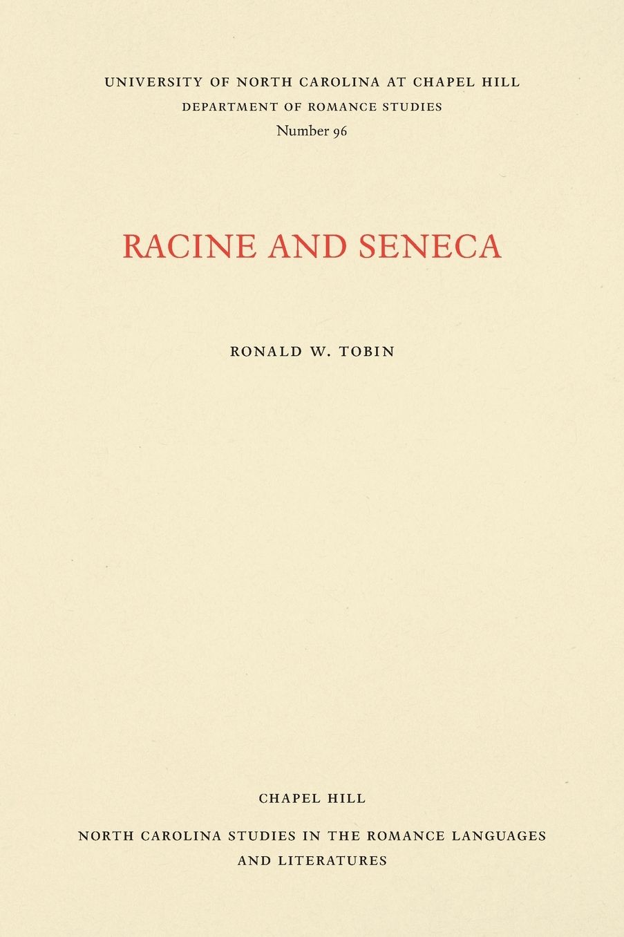Racine and Seneca