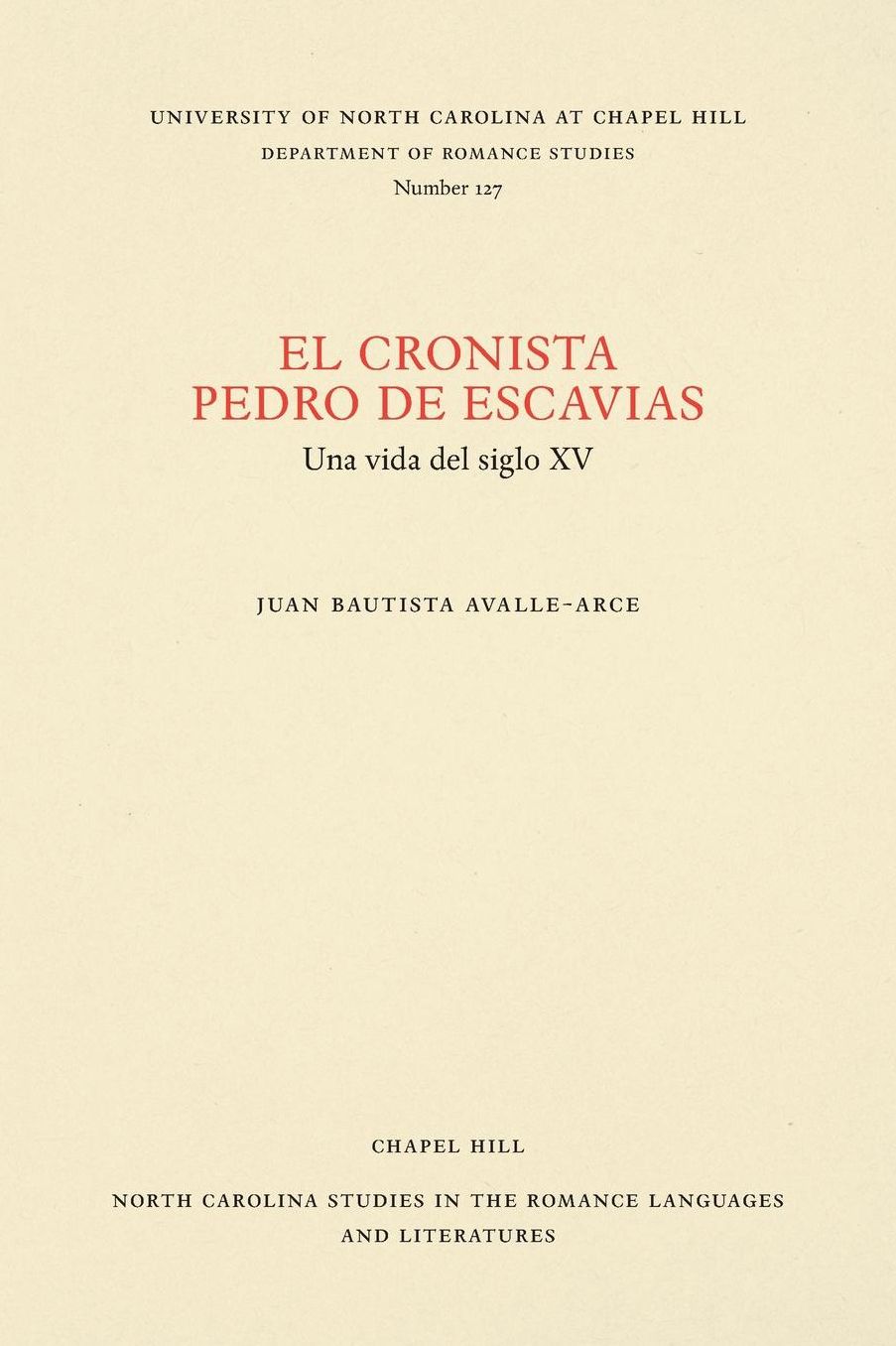 El Cronista Pedro de Escavias