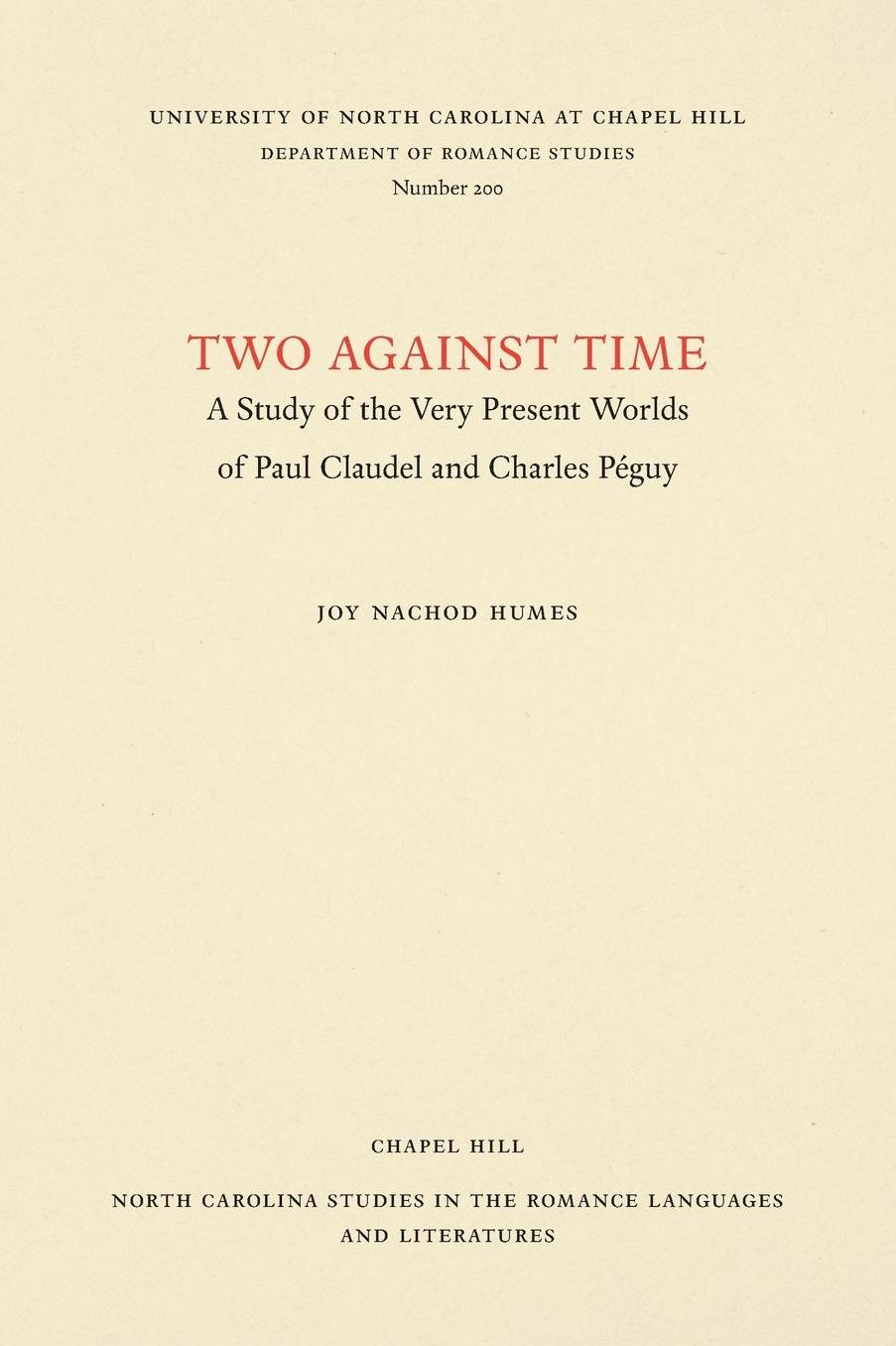 Two Against Time