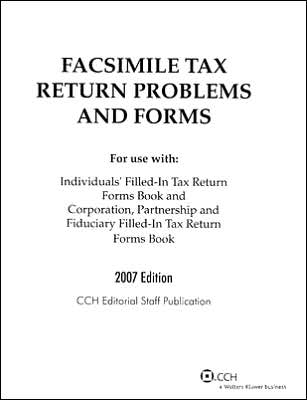 Facsimile Tax Return Problems and Forms