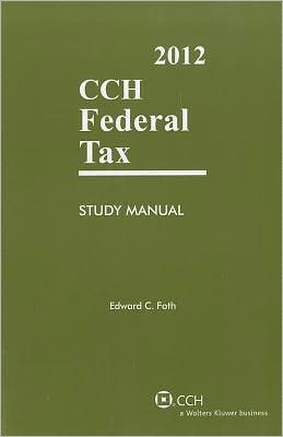 Federal Tax Study Manual 2012