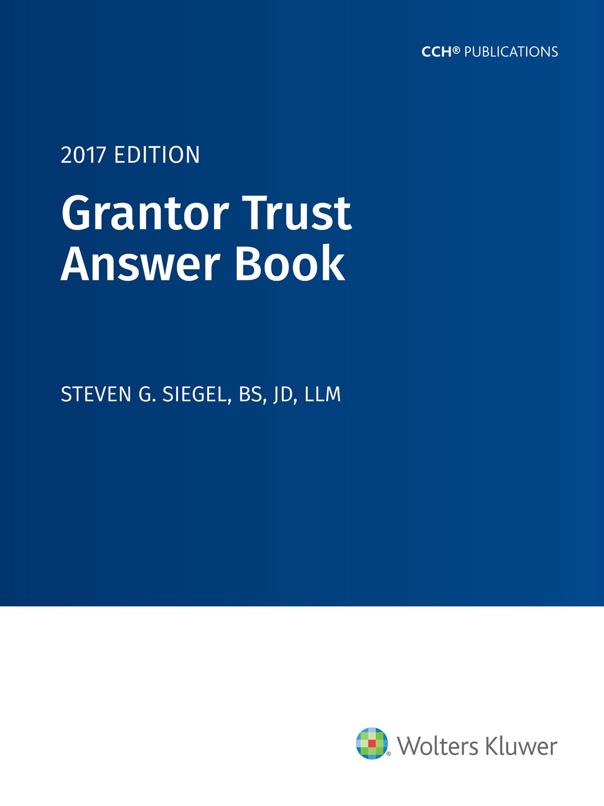 Grantor Trust Answer Book, 2017