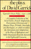Plays of David Garrick: Garrick's Own Plays, 1740-1766