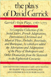 Plays of David Garrick: Garrick's Own Plays, 1767-1775