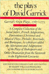 Plays of David Garrick: Garrick's Own Plays, 1767-1775