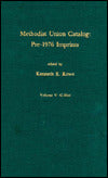 Methodist Union Catalog: Pre-1976 Imprints