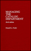 Managing the Catalog Department