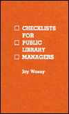 Checklists for Public Library Managers