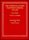 The Complete Actors' Television Credits, 1948-1988