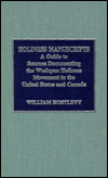 Holiness Manuscripts: A Guide to Sources Documenting the Wesleyan Holiness Movement in the United States & Canada