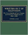 Written out of Television: The Encyclopedia of Cast Changes & Character Replacements, 1945-Present