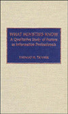 What Ministers Know: A Qualitative Study of Pastors as Information Professionals