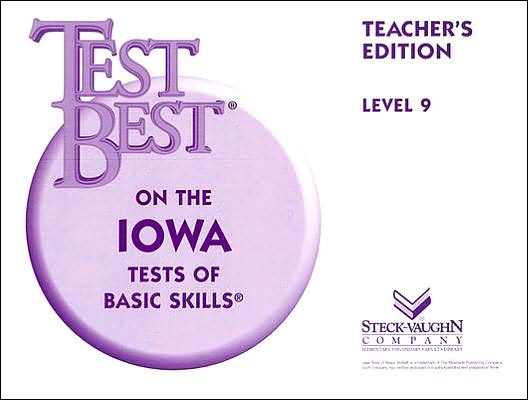 Test Best ITBS: Teacher's Edition Grade 3 (Level 9) 1995