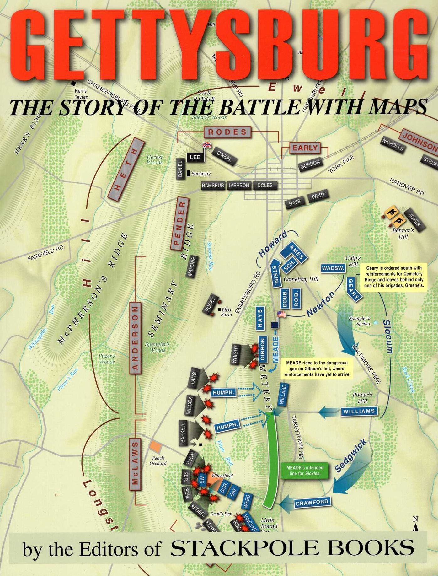 Gettysburg: The Story of the Battle with Maps