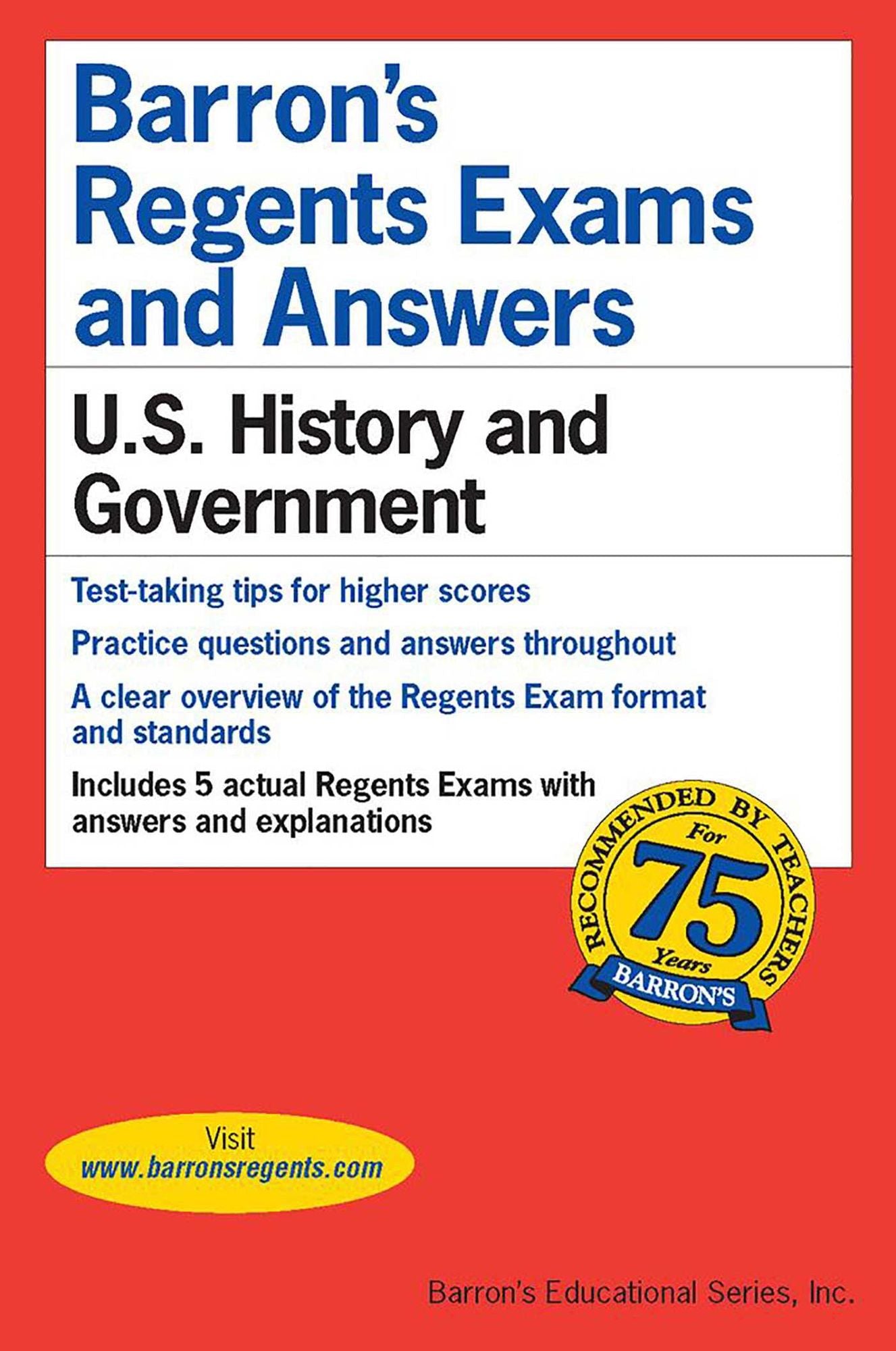 Barron's Regents Exams & Answers U. S. History & Government