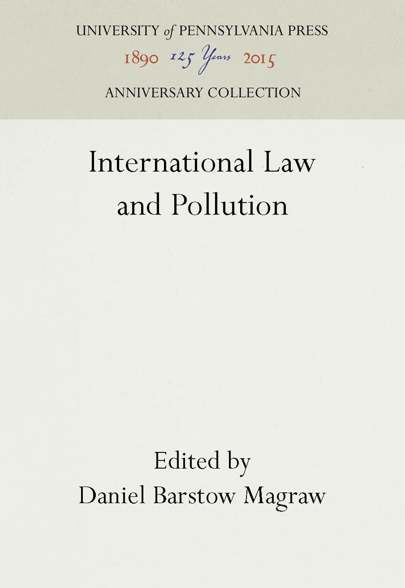International Law and Pollution